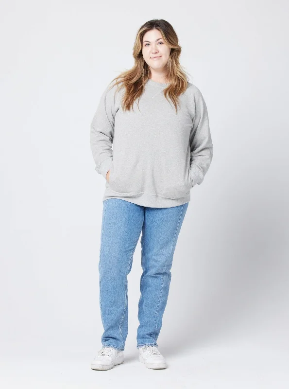 Unmissable Offer Unisex Pocket Crewneck Sweatshirt - Athletic Heather