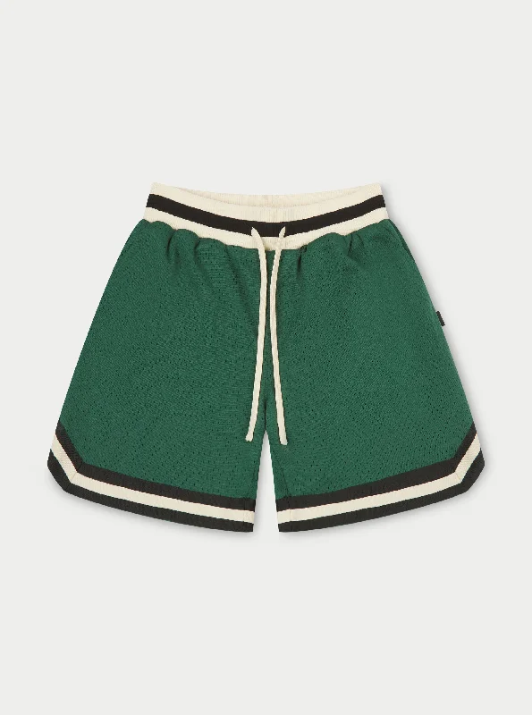 Deal Frenzy VARSITY MESH SHORT - GREEN