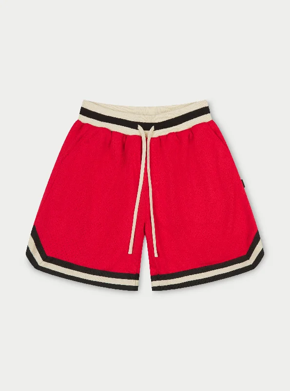 Deal Explosion VARSITY MESH SHORT - RED