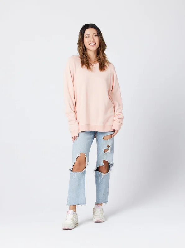 Epic Deals Women's Raglan Sweatshirt - Dusty Rose