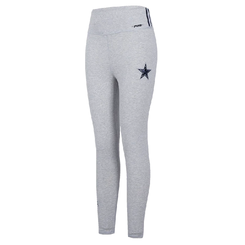 Weekend Deal NFL DALLAS COWBOYS SCRIPT TAIL WOMEN'S HW JERSEY LEGGING (HEATHER GREY) Weekend Deal NFL DALLAS COWBOYS SCRIPT TAIL WOMEN'S HW JERSEY LEGGING (HEATHER GREY)