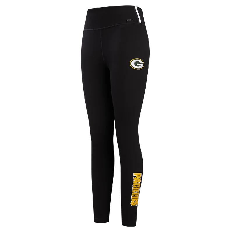 Special Savings NFL GREEN BAY PACKERS  CLASSIC WOMEN'S JERSEY LEGGING (BLACK)