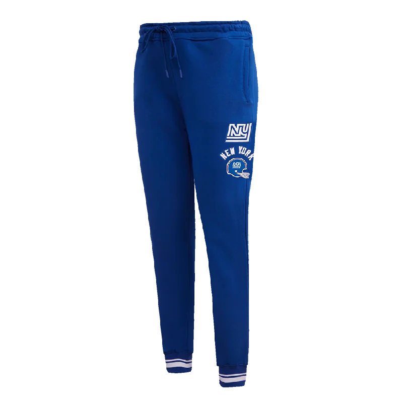 Hot Deal NFL NEW YORK GIANTS RETRO CLASSIC WOMEN'S RIB SWEATPANT (DODGER BLUE)