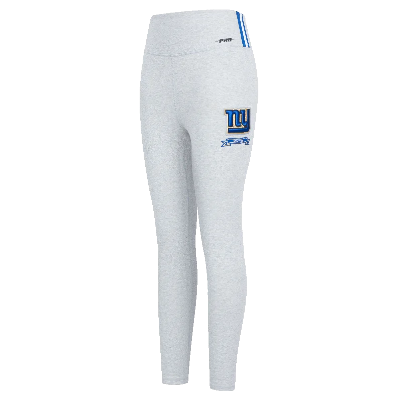 Extra Savings NFL NEW YORK GIANTS PRO PREP WOMEN'S JERSEY LEGGING (HEATHER GREY)