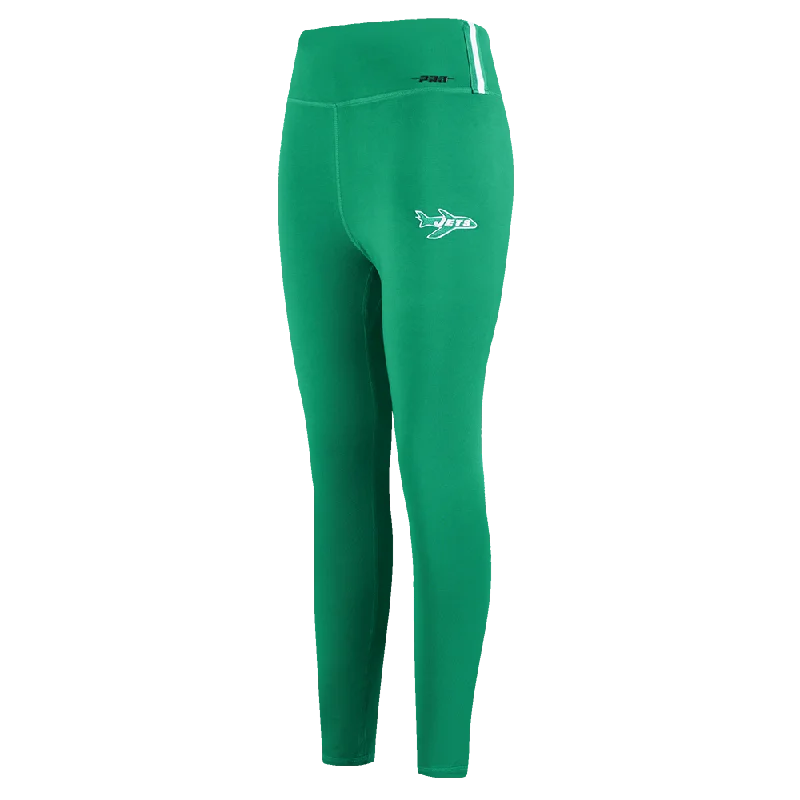 Best Seller NFL NEW YORK JETS RETRO CLASSIC WOMEN'S JERSEY LEGGING (KELLY GREEN)