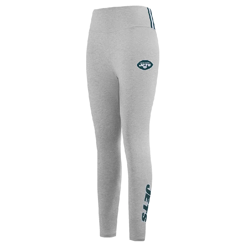 Unbeatable Prices NFL NEW YORK JETS CLASSIC WOMEN'S JERSEY LEGGING (HEATHER GREY)