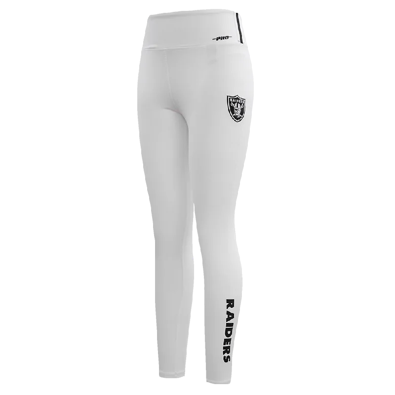 Daily Specials NFL LAS VEGAS RAIDERS CLASSIC WOMEN'S JERSEY LEGGING (WHITE)