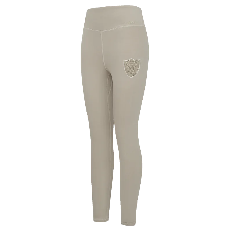 Lowest Price NFL LAS VEGAS RAIDERS NEUTRAL WOMEN'S JERSEY LEGGING (TAUPE)