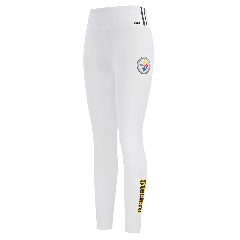 The Best Prices NFL PITTSBURGH STEELERS CLASSIC WOMEN'S JERSEY LEGGING (WHITE)