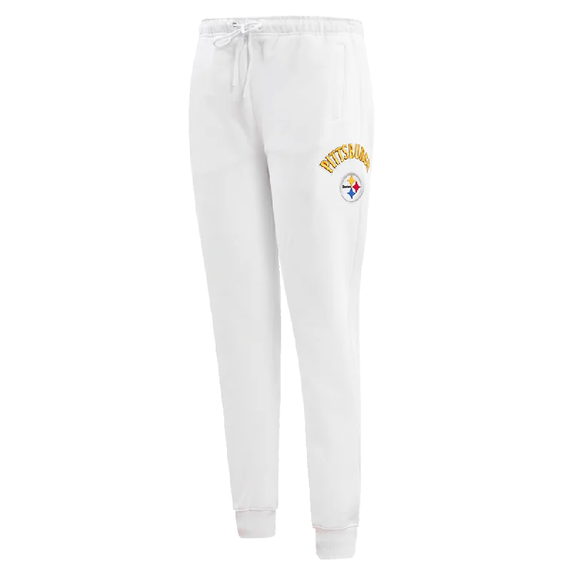 Super Sale NFL PITTSBURGH STEELERS CLASSIC WOMEN'S SWEATPANT (WHITE)
