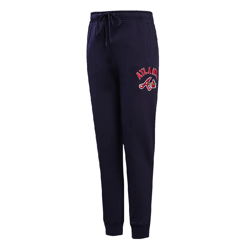 Massive Deals MLB ATLANTA BRAVES CLASSIC WOMEN'S SWEATPANT (MIDNIGHT NAVY)