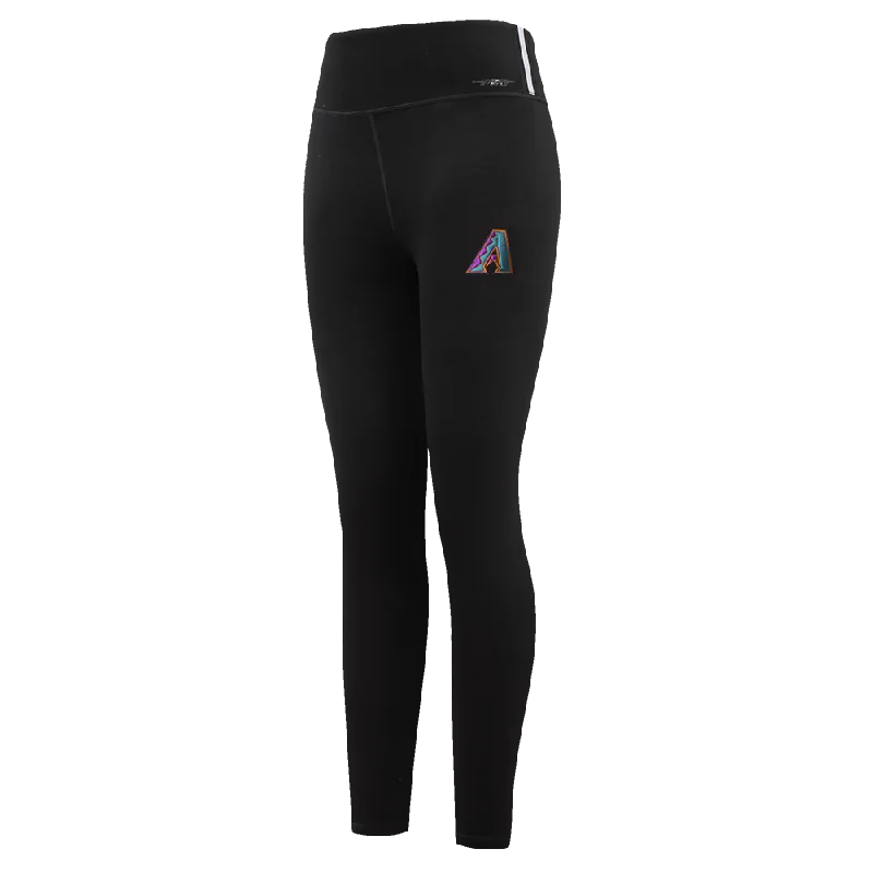 Best Deals MLB ARIZONA DIAMONDBACKS RETRO CLASSIC WOMEN'S JERSEY LEGGING (BLACK)