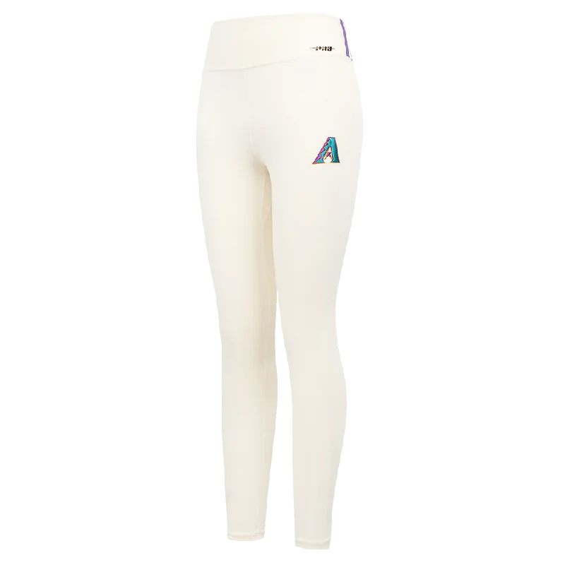 YEAR-End Clearance MLB ARIZONA DIAMONDBACKS RETRO CLASSIC WOMEN'S JERSEY LEGGING (EGGSHELL) YEAR-End Clearance MLB ARIZONA DIAMONDBACKS RETRO CLASSIC WOMEN'S JERSEY LEGGING (EGGSHELL)