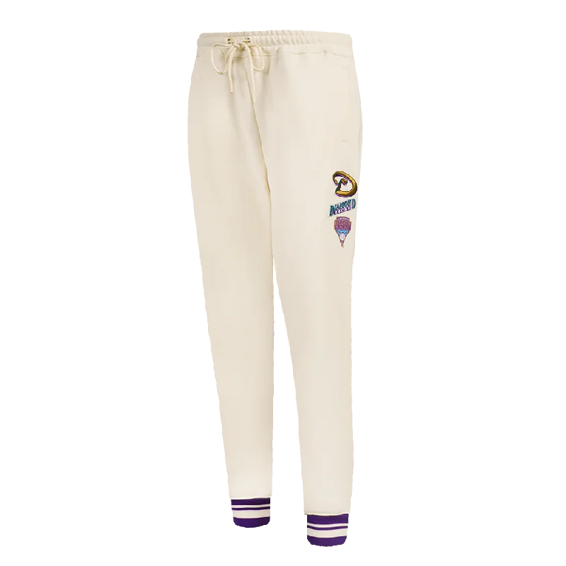 Unmissable Offer MLB ARIZONA DIAMONDBACKS RETRO CLASSIC WOMEN'S RIB SWEATPANT (EGGSHELL/ PURPLE) Unmissable Offer MLB ARIZONA DIAMONDBACKS RETRO CLASSIC WOMEN'S RIB SWEATPANT (EGGSHELL/ PURPLE)