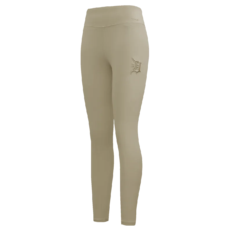 Don't Wait MLB DETROIT TIGERS NEUTRAL WOMEN'S JERSEY LEGGING (TAUPE)