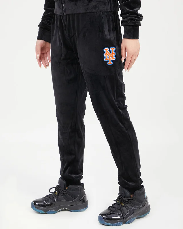 Sale Event MLB NEW YORK METS CLASSIC WOMEN'S VELOUR JOGGER (BLACK)