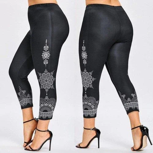 Price Buster Plus Size Printed Leggings
