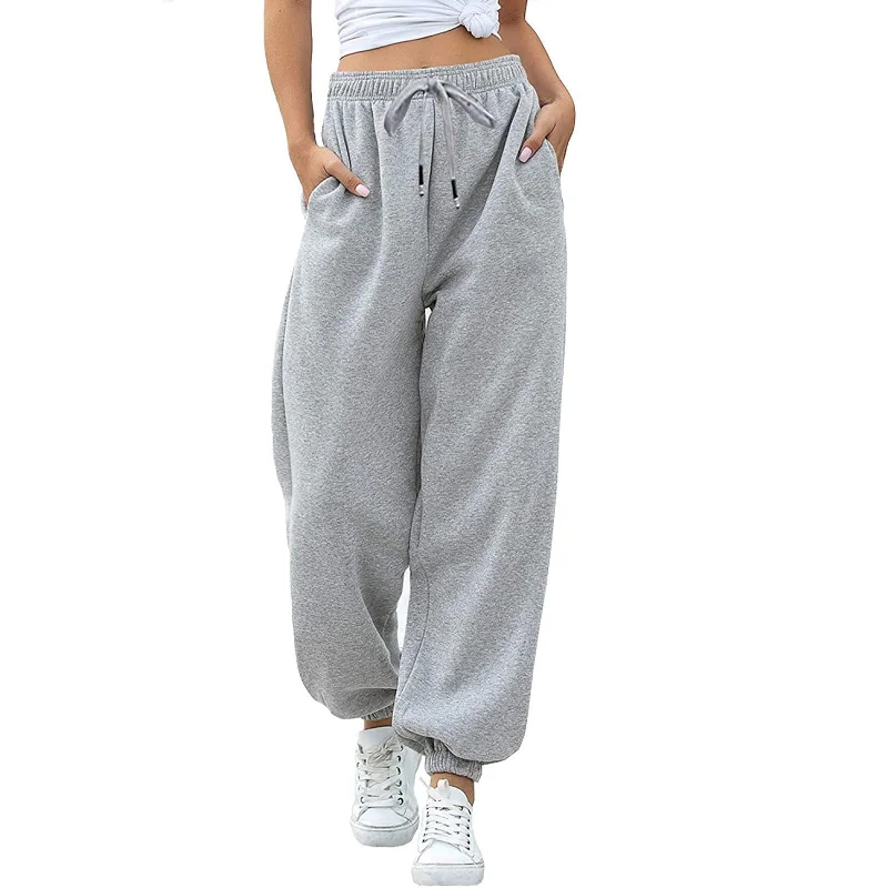 New Deals Sidiou Group Anniou High Quality Jogging Sweatpants Women High Waist Jogging Pants Workout Drawstring Sports Pants with Pockets New Deals Sidiou Group Anniou High Quality Jogging Sweatpants Women High Waist Jogging Pants Workout Drawstring Sports Pants with Pockets