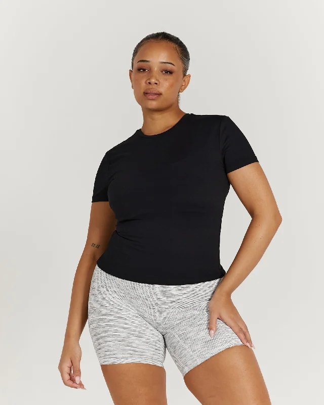 Buy More, Save More ATHLEISURE TOP - BLACK