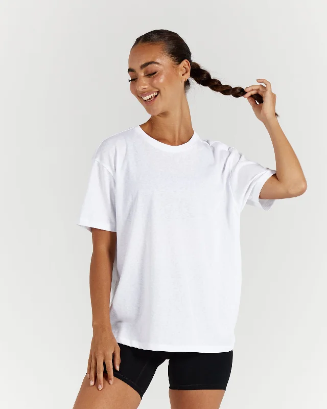 Extra Discounts BASE TEE - WHITE