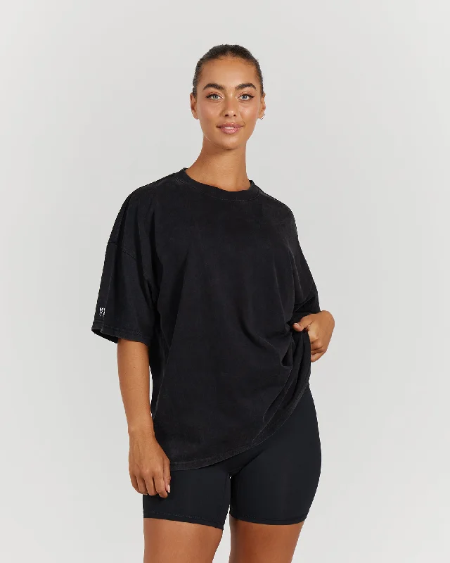 Overstock Sale BOYFRIEND TEE - WASHED BLACK