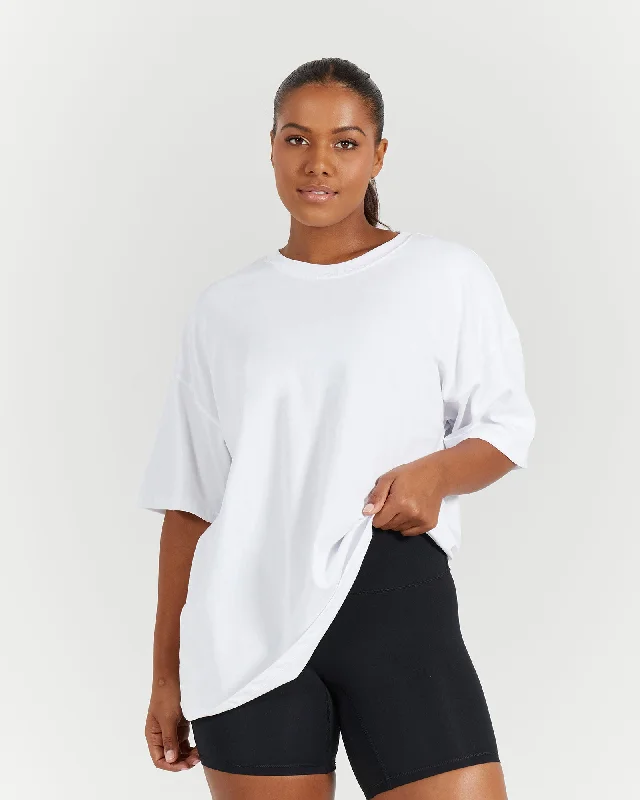 Price Smash OVERSIZED TEE - WHITE