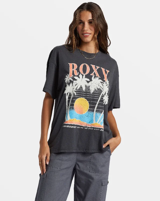 Big Discounts Bring The Good Vibes Oversized T-Shirt - Phantom