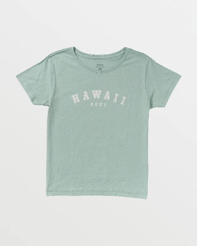Super Sale Collegiate Hawaii Boyfriend T-Shirt - Blue Surf