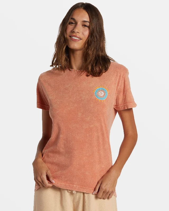 Seasonal Clearance El Sol Y La Luna Boyfriend T-Shirt - Apricot Brandy