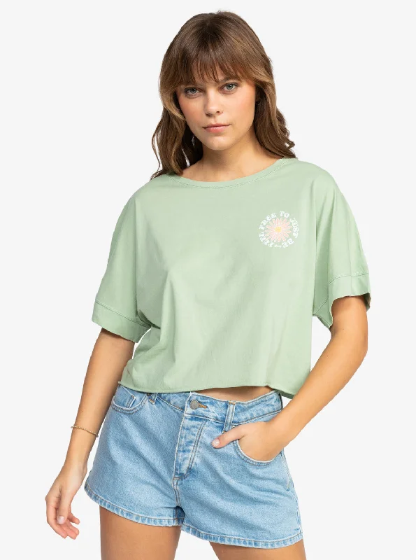 Don’t Miss Out Feel Free T-Shirt - Laurel Green