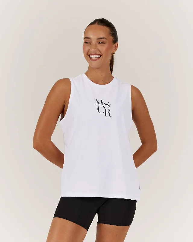 The Best Prices LOOSE TANK MSCR - WHITE