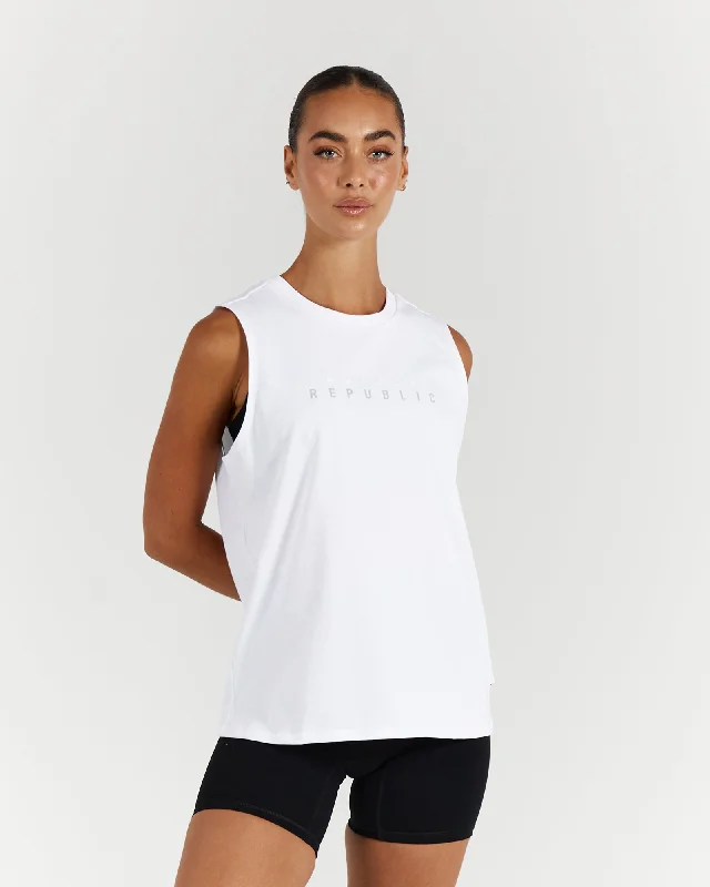 Limited Time Discount LOOSE TANK - WHITE