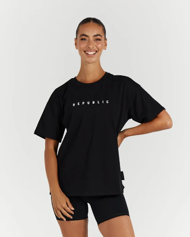 Bargain Prices LOOSE TEE - BLACK