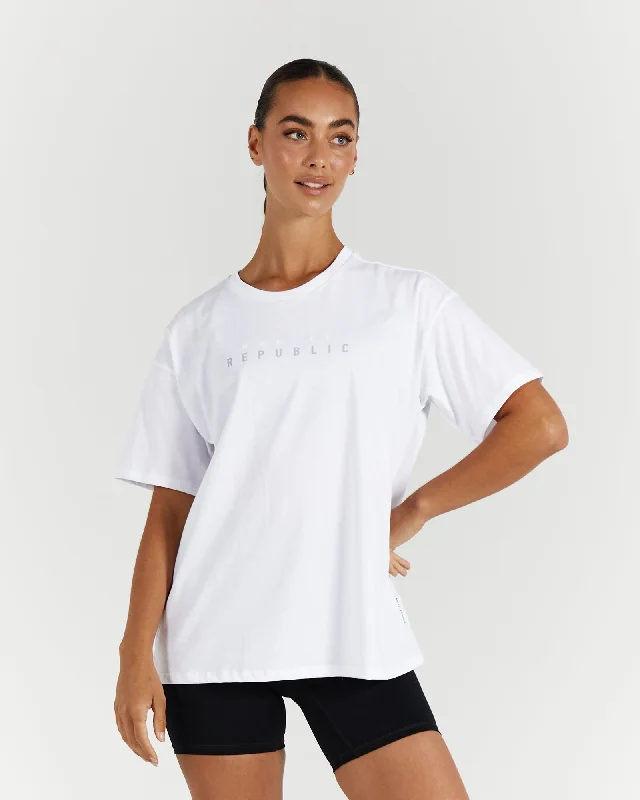 Amazing Deals LOOSE TEE - WHITE