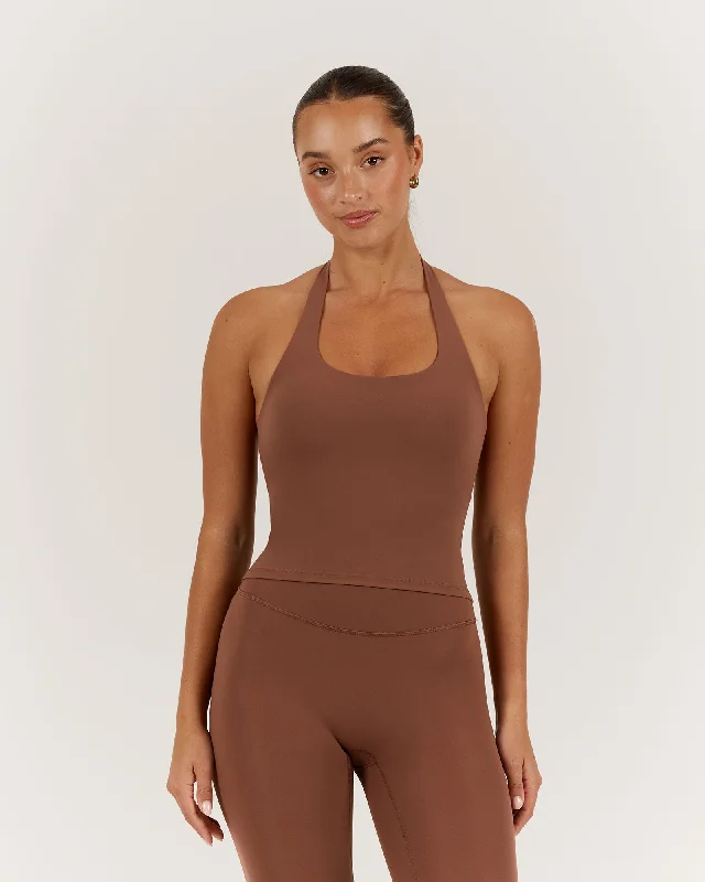 Weekend Special LUXE HALLY TOP - TOFFEE