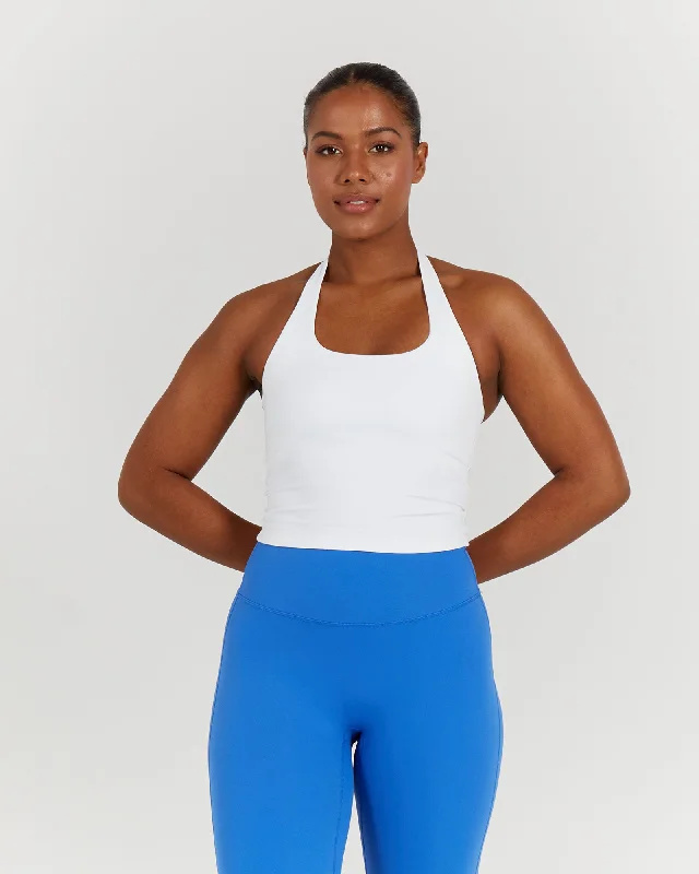 Referral Discount LUXE HALLY TOP - WHITE