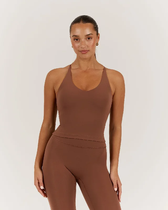 Buy More, Save More LUXE KELSEY TOP - TOFFEE