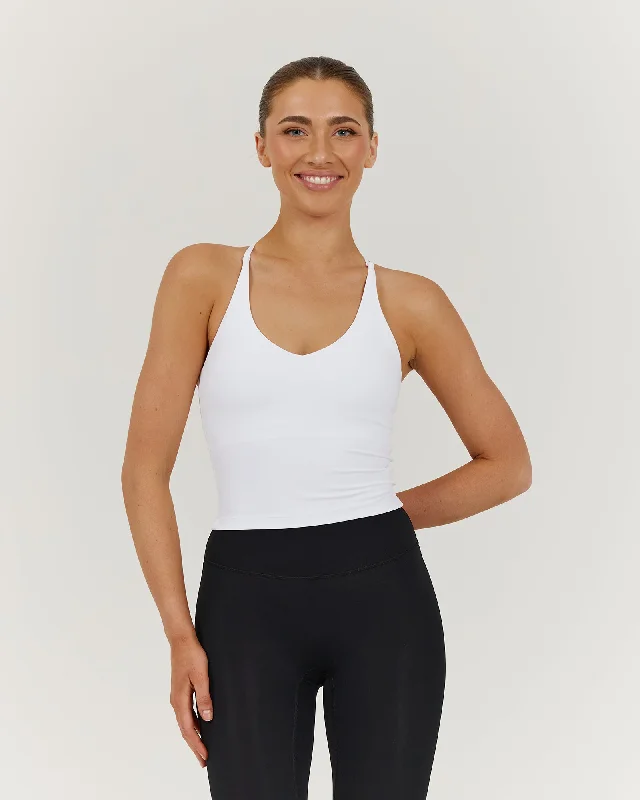 Can't Miss LUXE KELSEY TOP - WHITE