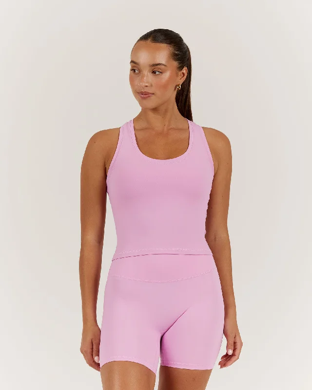 Deal of the Day LUXE MIDRIFF TANK - GUAVA