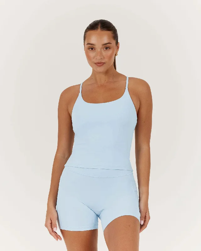 Bonus Savings MOTION THIN STRAP TOP - ICE BLUE