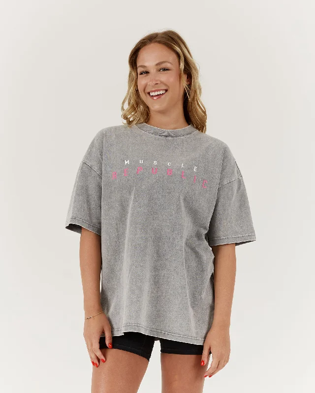 Act Now NBCF ESSENTIALS TEE - FADED GREY