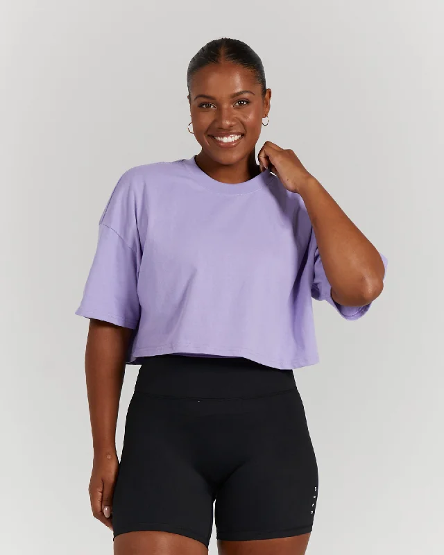 Unbeatable Prices OVERSIZED CROP TEE - CALYPSO