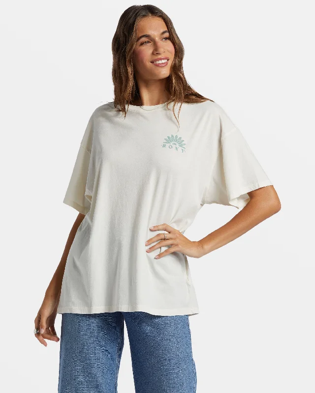 Seasonal Sale Paper Moon Oversized T-Shirt - Egret