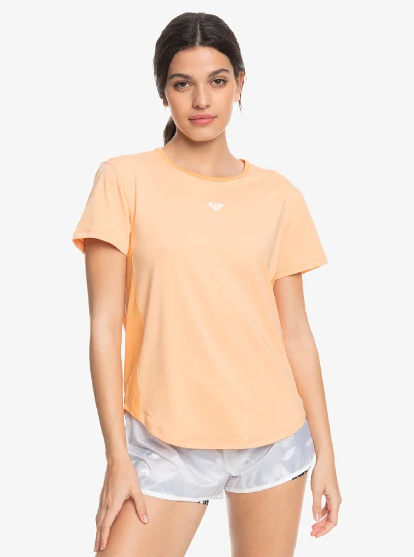 Big Discounts Pure Pursuit Mesh T-Shirt - Peach Fuzz