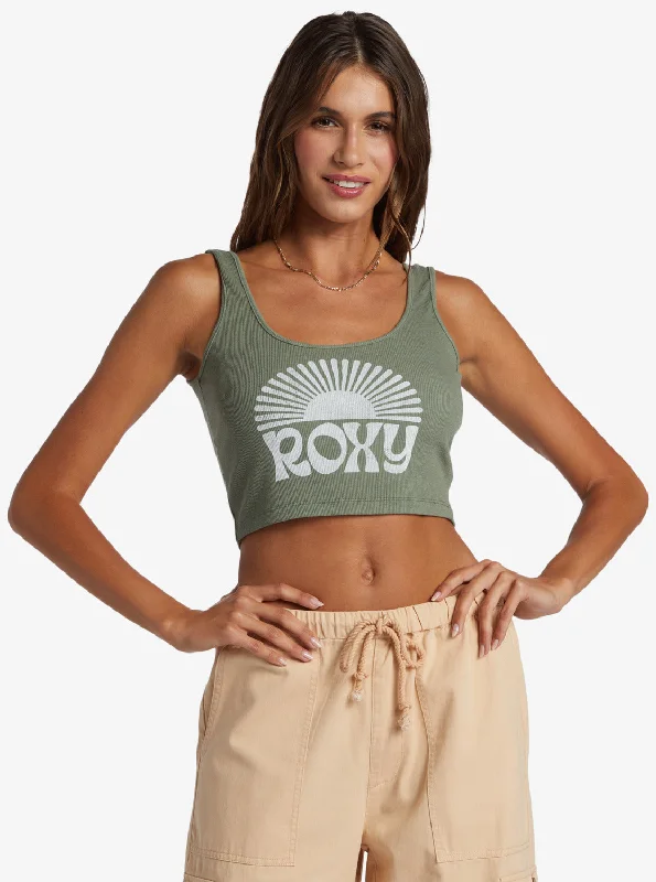 Special Discount Rise And Shine Dive In Tank - Agave Green