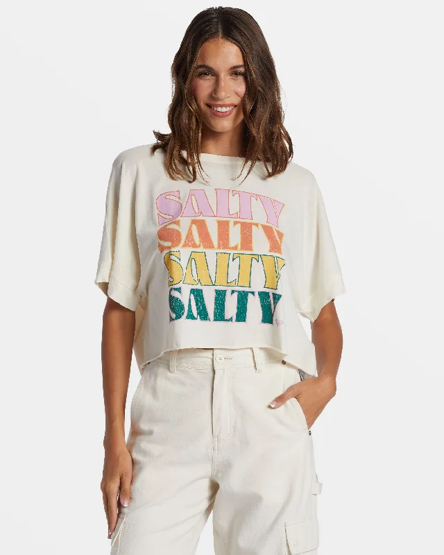 Closeout Sale Salty Stack T-Shirt - Egret
