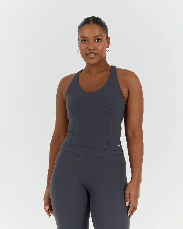 Season Finale Sale SCULPT RACER TOP - EBONY