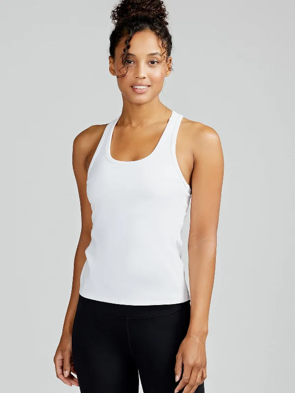 Buy Now Sculptive Racer Back Tank with Built-in Bra