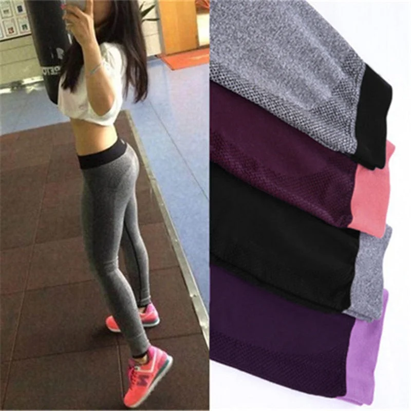 Quick Sale Seamless Pants Women High Waist Elastic Solid Workout Leggings Female Breathable Plus Size Yoga Pants Sports Women For Fitness Quick Sale Seamless Pants Women High Waist Elastic Solid Workout Leggings Female Breathable Plus Size Yoga Pants Sports Women For Fitness