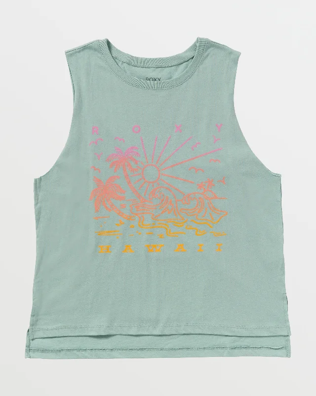Today Only Sunny Days Hawaii Tank - Blue Surf